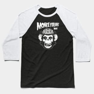 MonkeyBrainsINK Misfits Parody on dark colors Baseball T-Shirt